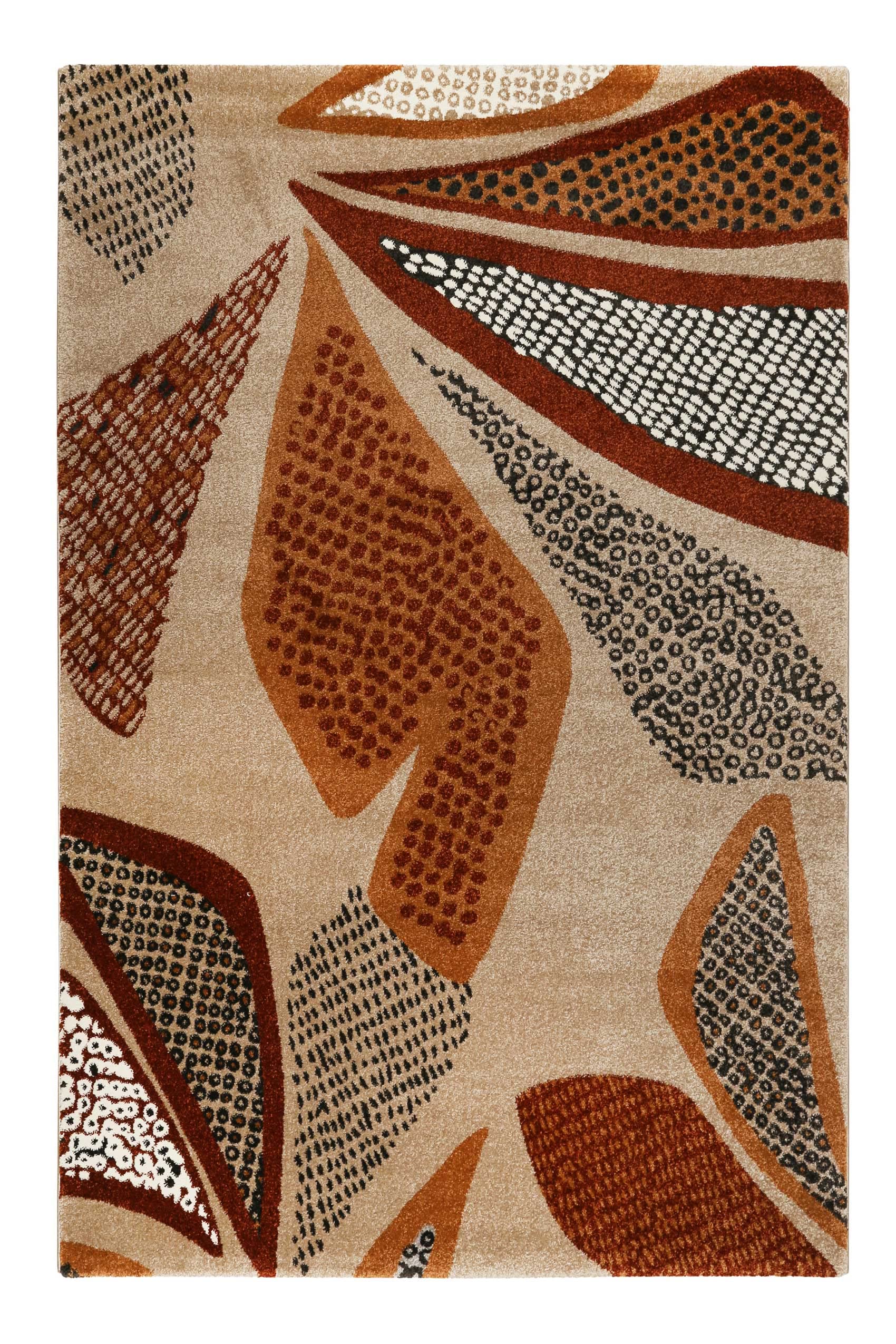 Tapis de couloir Esprit Home beige et terre cuite de 133 x 200 cm