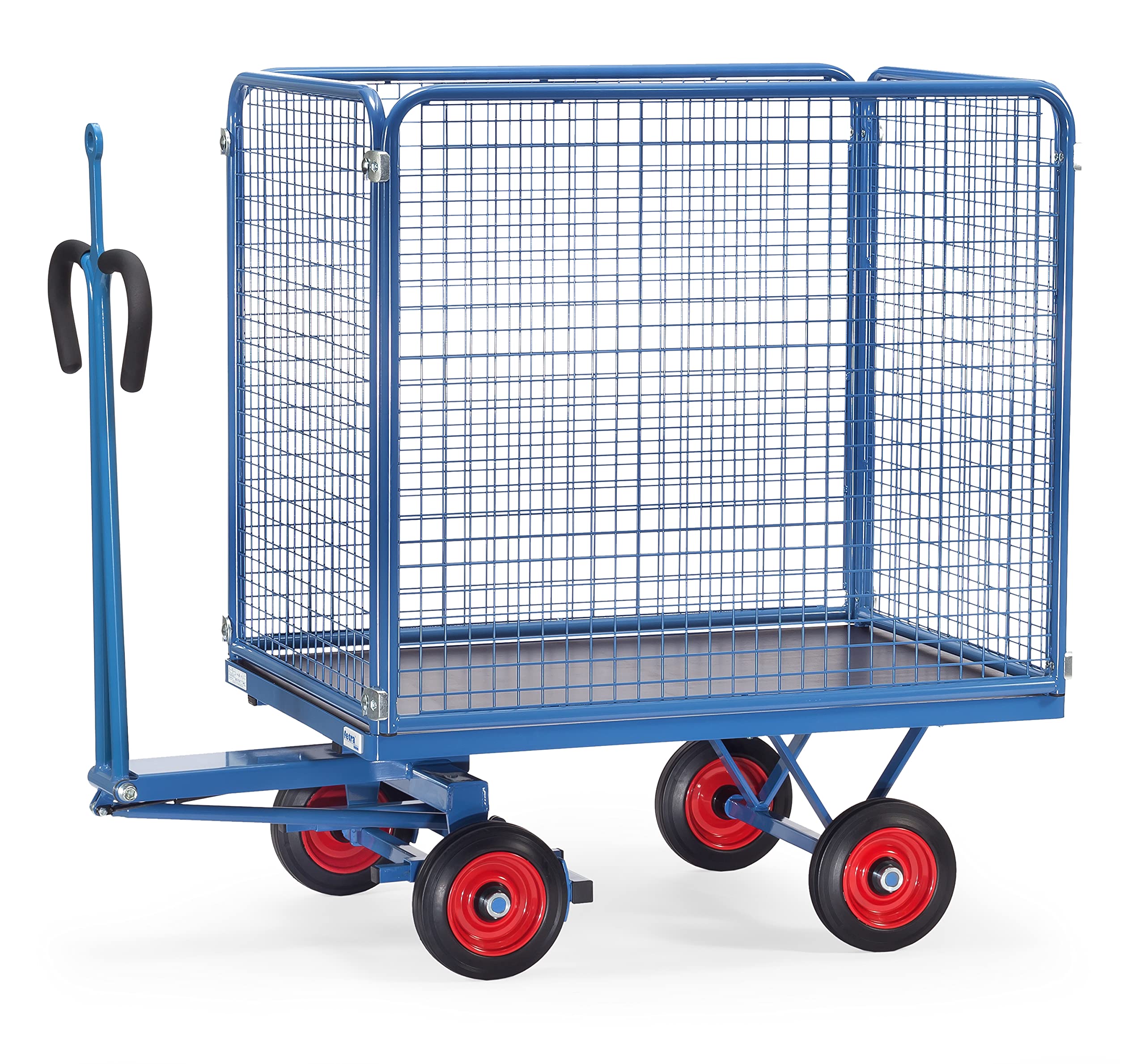 Fetra - Carrello a mano 6443 V con occhiello di trazione – Superficie di carico 1.200 x 800 mm