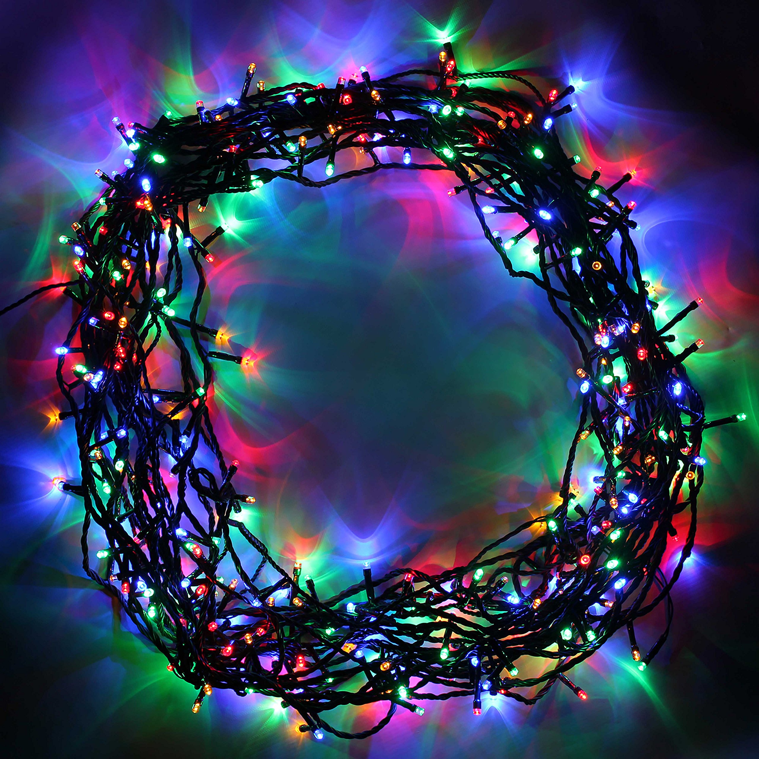 WeRChristmas 520 LED Christmas Tree Lights String with 41 m Cable and Chasing/Static Settings, Multi-Colour - Image 2