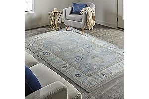 Vintage Grey Oushak Rug - A Touch of History and Luxury for Your Home