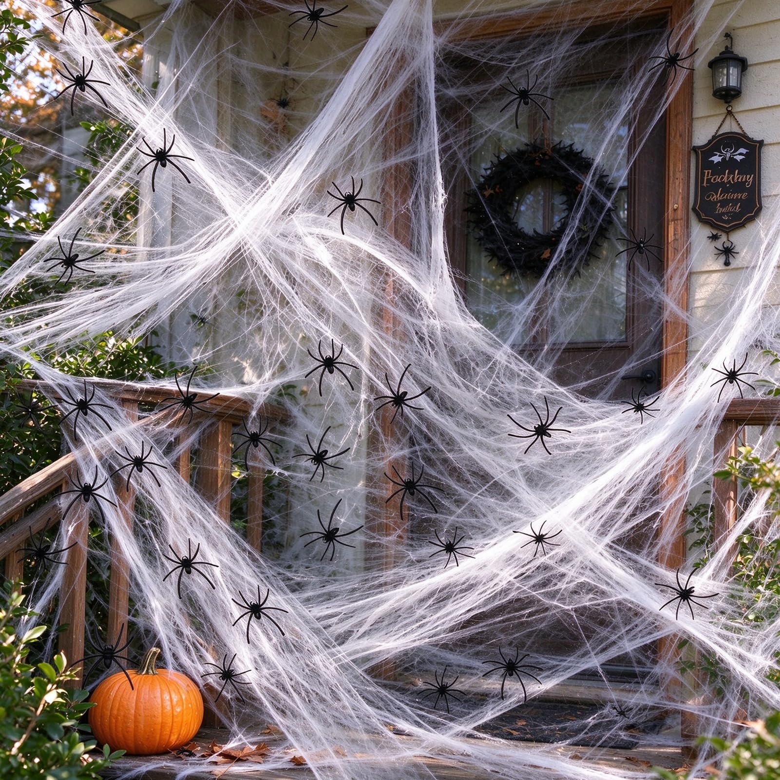 RDDAIPE Telaraña Halloween, 300g Tela de Araña Elástica
