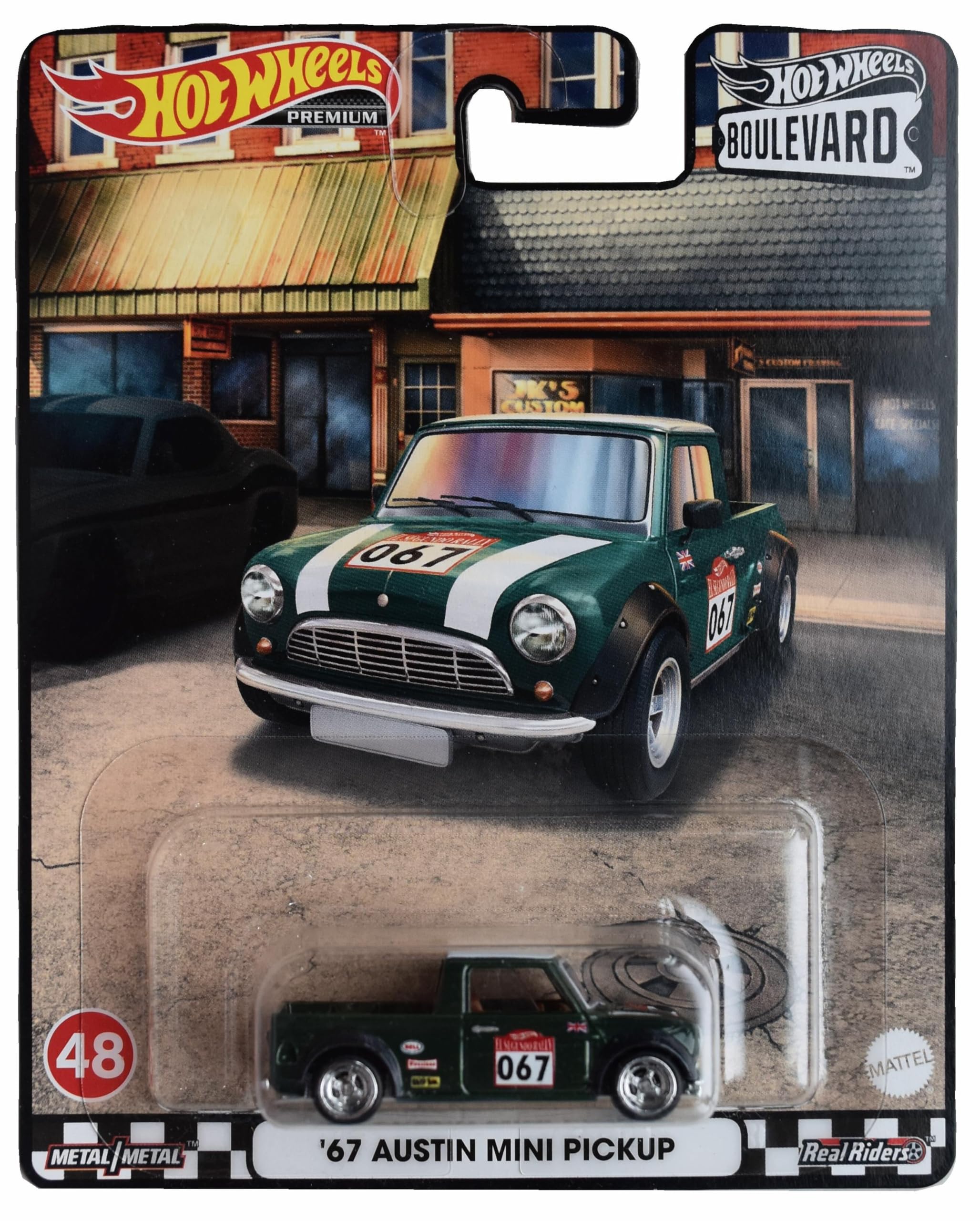 Amazon.com: Hot Wheels '67 Austin Mini Pickup, Boulevard [Green