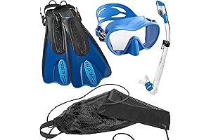 Cressi Palau Mask Fin Snorkel Set