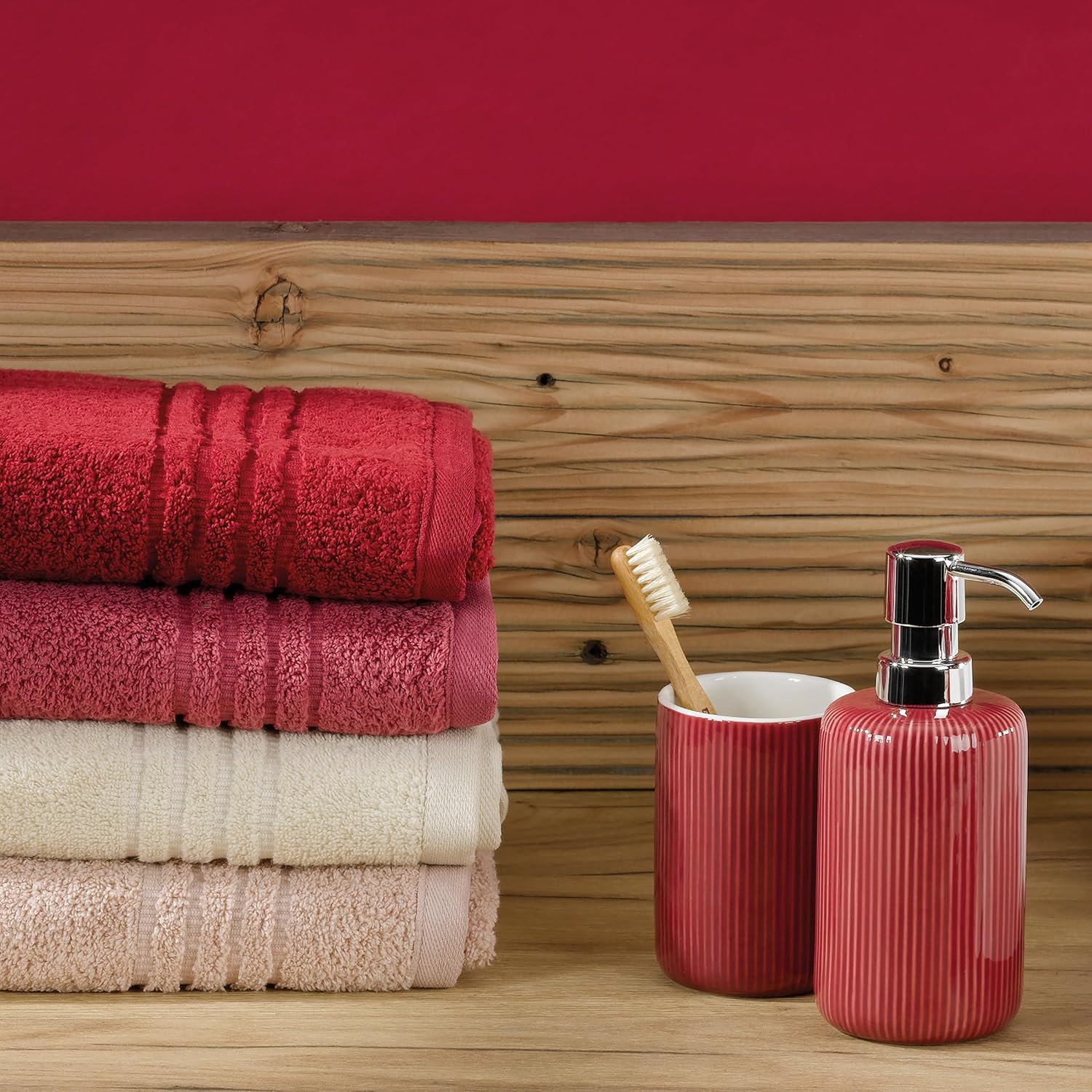 kela Toilet Set, Ceramic, Gray, 10x10x45cm