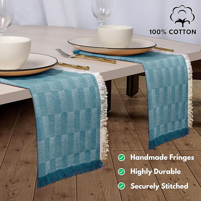Servilletas de Tela Native Fab Herringbone 40.64 cm Algodón Set 12 miniatura 4