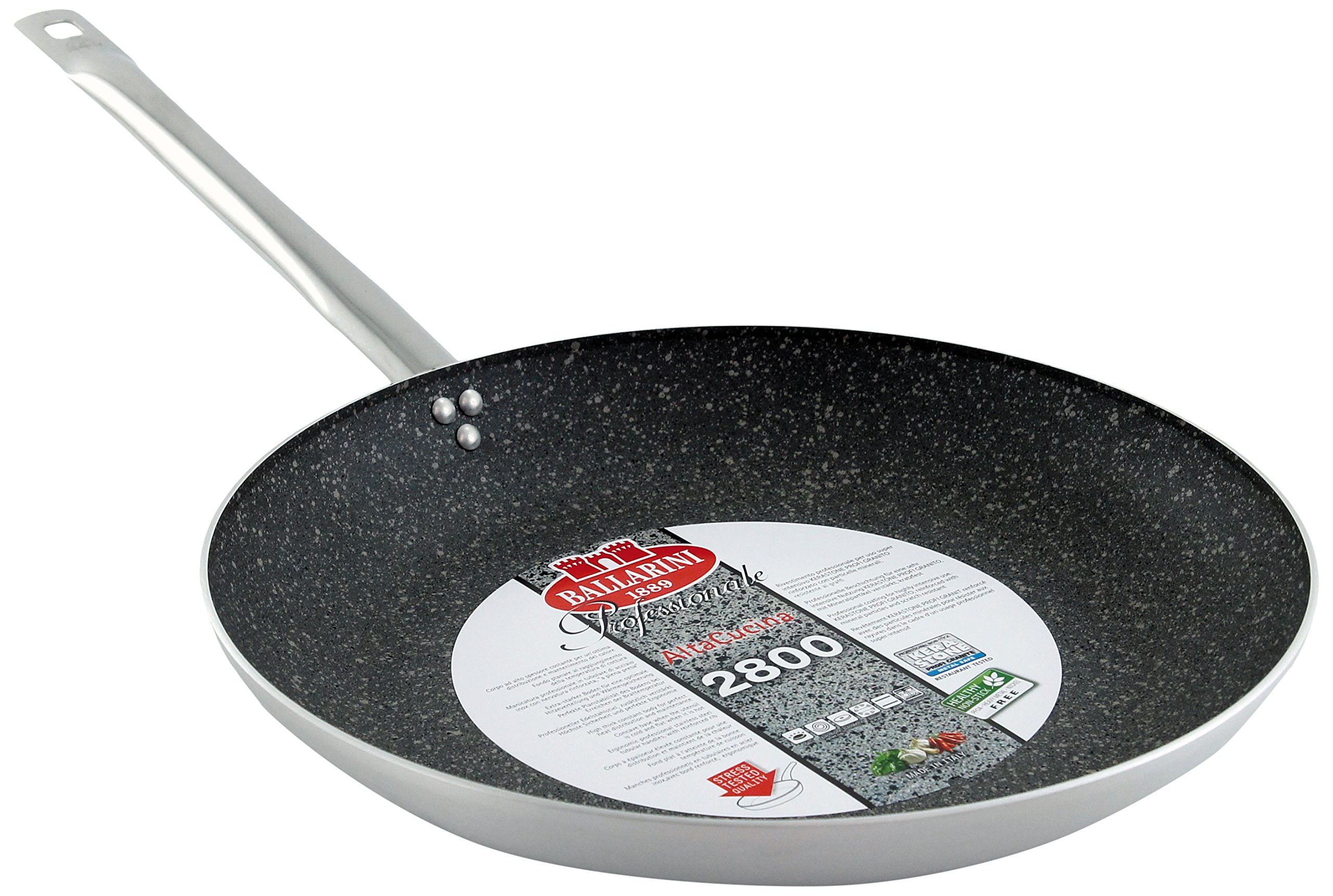 Ballarini Professionale Granite 2800, poêle basse 40 cm, aluminium, induction