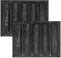 Vista 8 de SIFLEMOD Molde de silicona para baguette, bandeja antiadherente de malla flexible, forros perforados para hornear sándwiches, formas de hornear pan