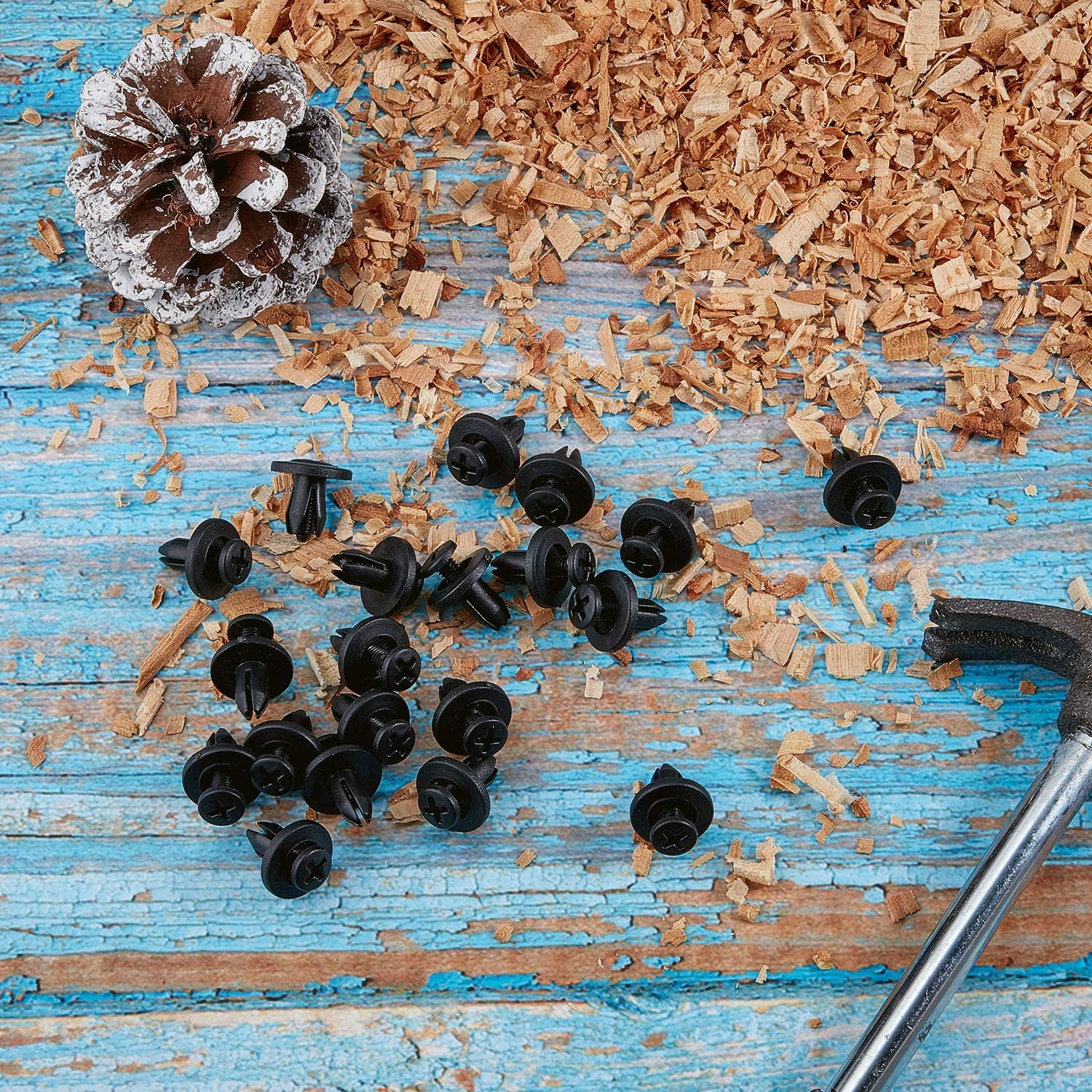 Mudder 20 Pcs Dishwasher Access Panel Retainer Clips, Dishwasher Mounting Clips Kick Plate Compatible with Kenmore Replace WPW10503548, W10331789, W10503548, PS11755736, AP6022403