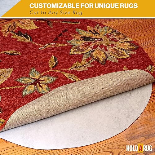 Miniatura 7 de Hold-a-Rug - Almohadilla antideslizante para alfombra, agarre de goma reversible, almohadillas antideslizantes para madera dura, vinilo, azulejos,