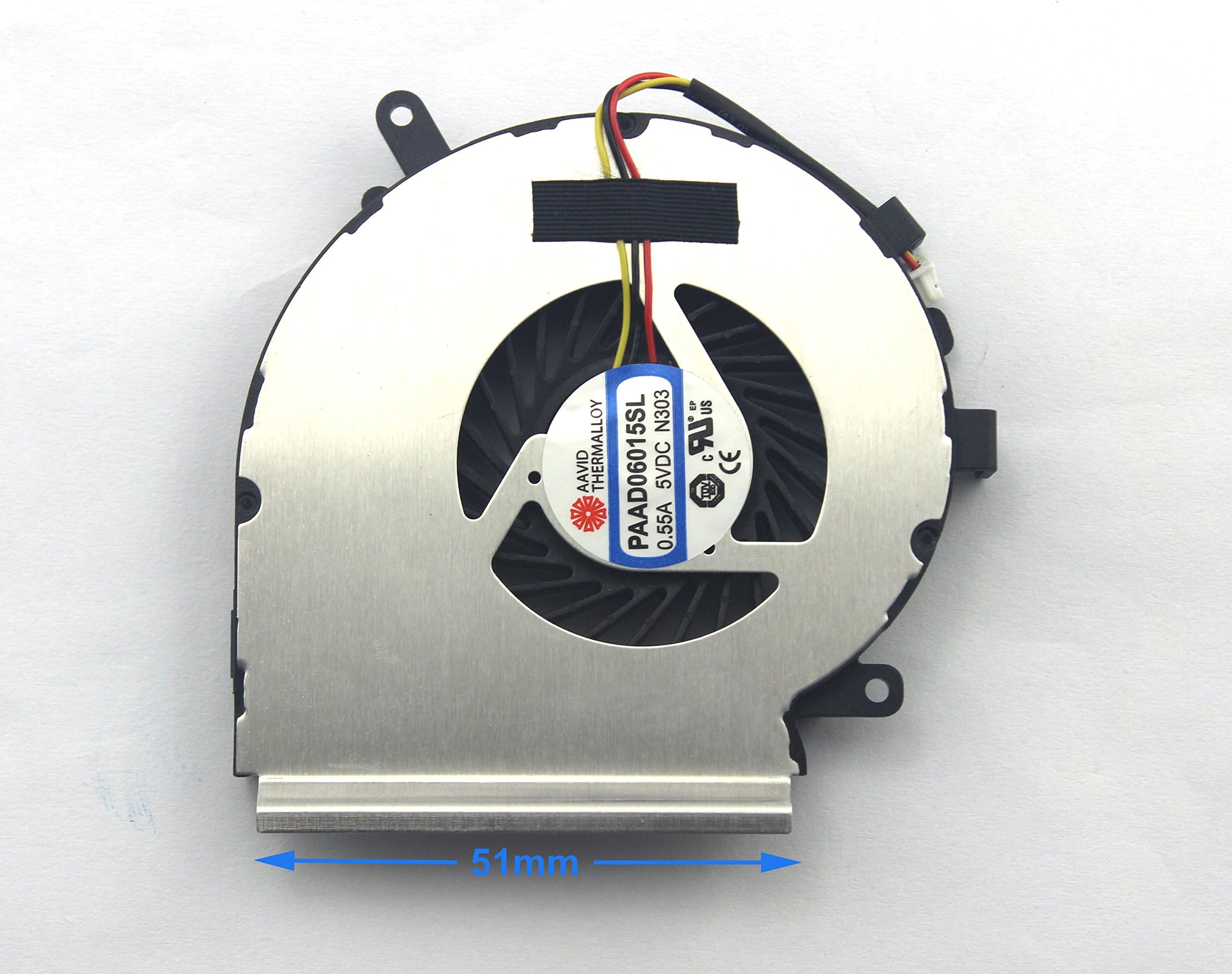 CHNASAWE Laptop CPU (Not GPU) Cooling Fan for MSI Gaming GE62 2QC GE62 2QD GE62 2QE GE62 2QF GE62 2QL GE62 6QC GE62 6QD GE62 6QE GE62 6QF GE62 6QL GE62 Apache Pro