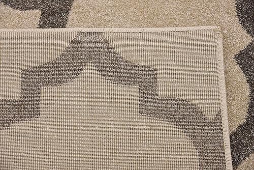 Vista 524 de Unique Loom Trellis Collection - Alfombra estilo marroquí de enrejado gris oscuro (8' 0 pies x 11' 0 pies)