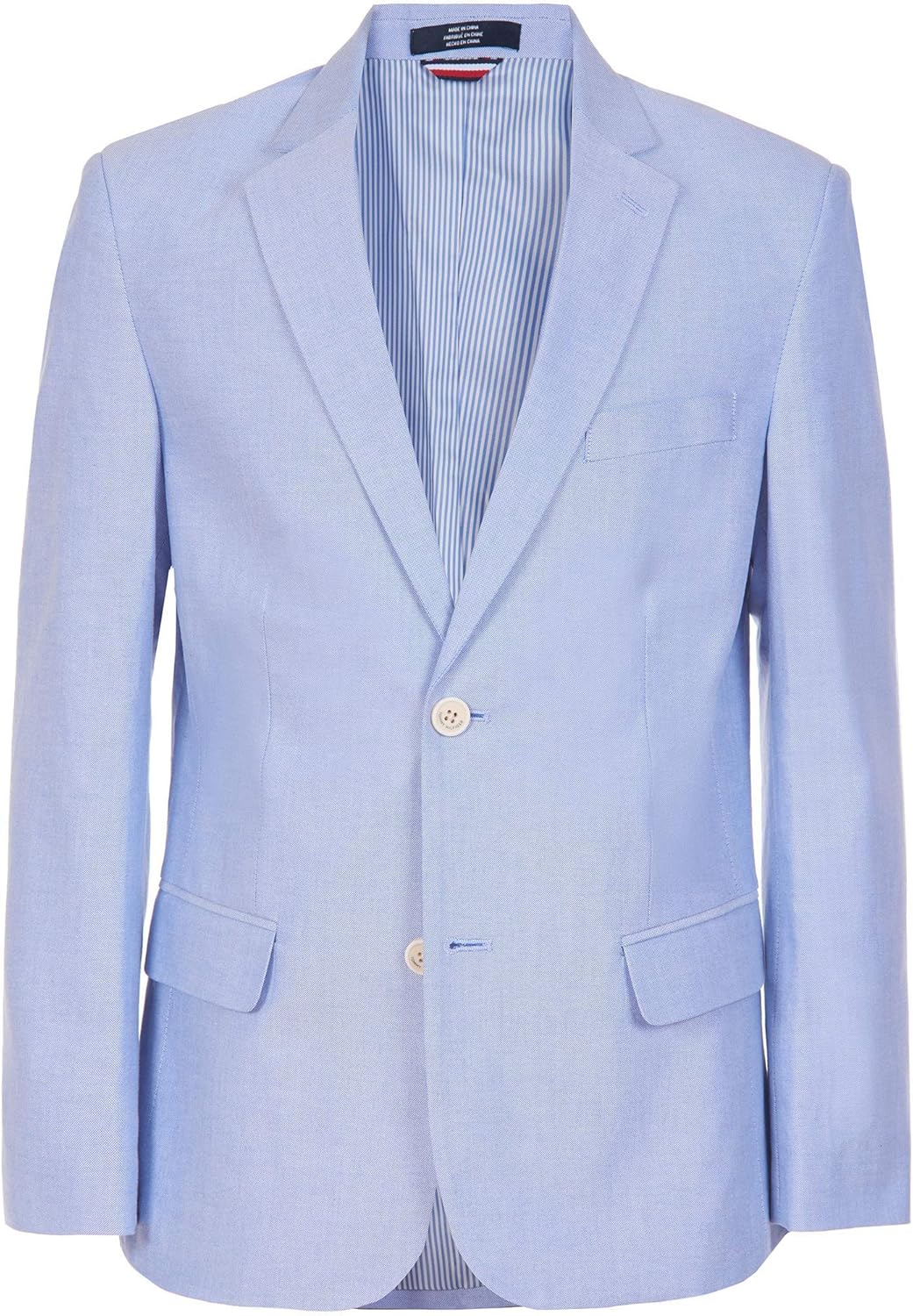 Tommy Hilfiger Boys' Blazer Suit Jacket, Button Closure, Notch Lapel & Front Flap Pockets