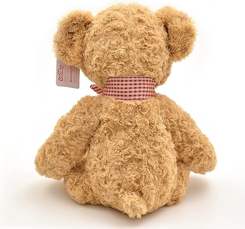 Miniatura 6 de Oso de peluche posado de 20 pulgadas, lindo juguete de peluche para niñas y niños (marrón claro)