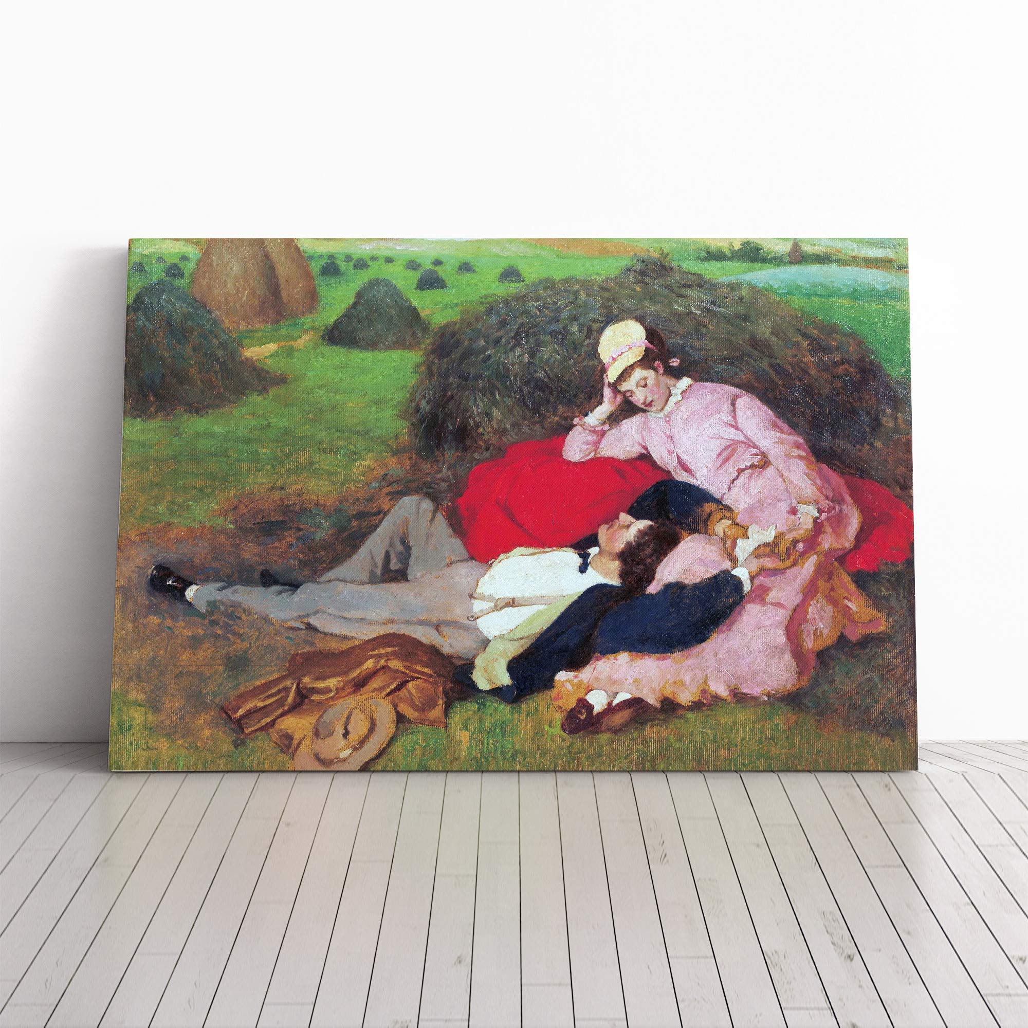 Pal Merse Lovers Canvas Print | Gallery Wrapped 30mm Frame Wall Art | 24x16 inches | Ready to Hang | Modern Picture | Living Room Bedroom Lounge Office