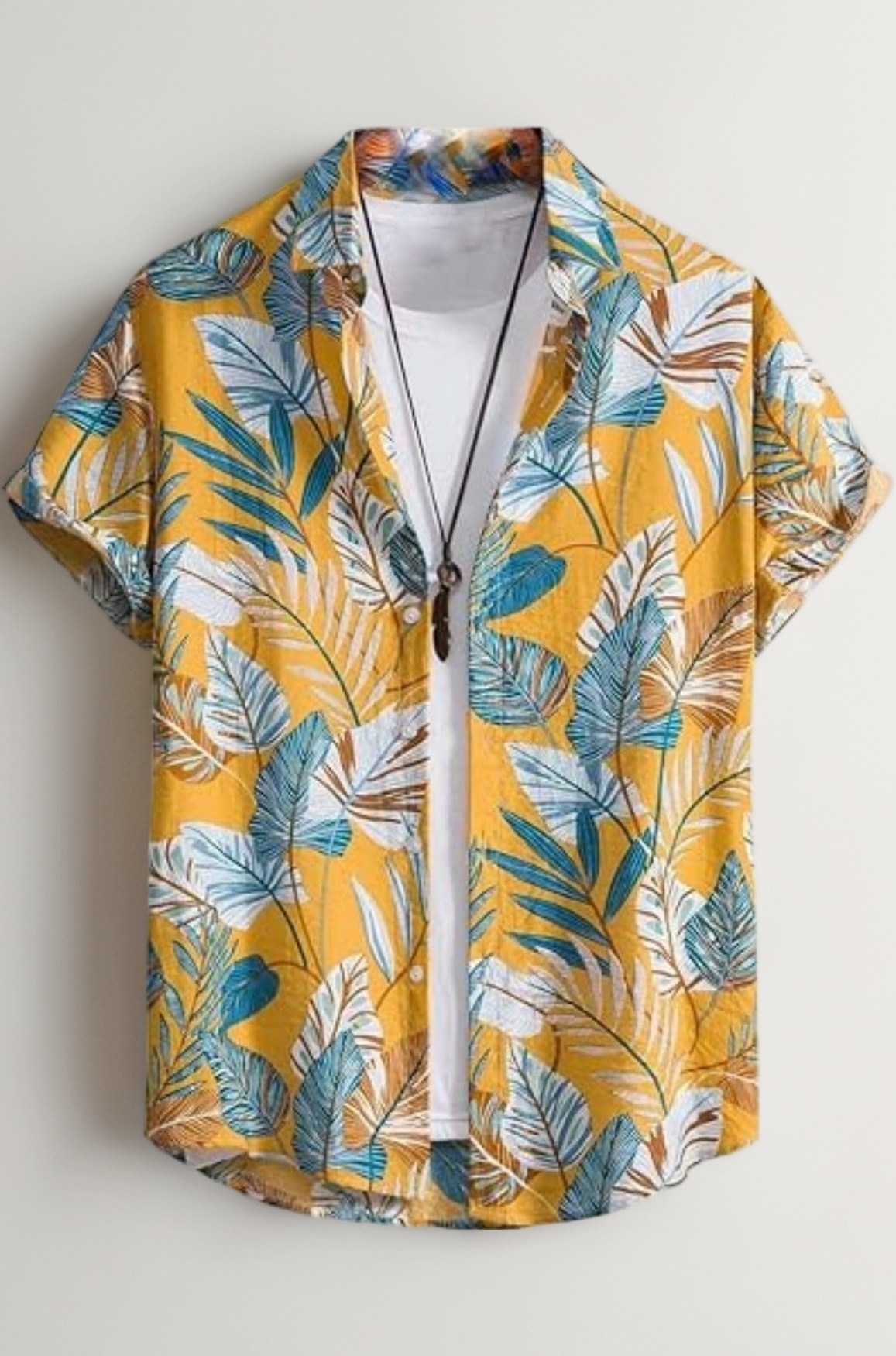 - Men's Rayon Shirt - Summer Button Down Shirts | Half Sleeve Printed |Formal |Casual Stylish Shirt's for Man