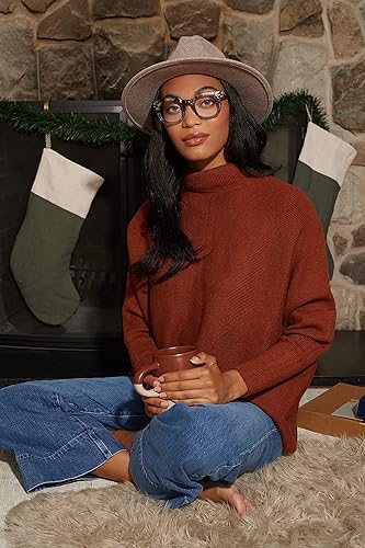 Miniatura 4 de Peepers de PeeperSpecs - Lentes de lectura Showbiz Soft para mujer, cuadrados, con bloqueo de luz azul, Cuarzo AzulAzul, 50