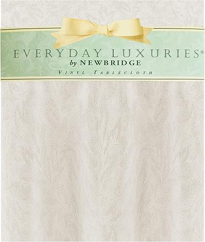Miniatura 2 de Newbridge Mantel de vinilo con parte trasera de franela de vinilo de color liso con hojas de napa, calidad de hotel para patio interiorexterior,