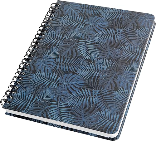 Vista 15 de SIGEL JN601 Cuaderno espiral premium, A5, punteado, tapa dura, 240 páginas, Blanco/Negro/Rosa - Jolie