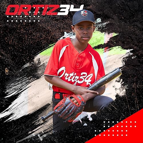 Miniatura 4 de Youth T-Ball Set, 25” Signature Aluminum T-Ball Bat with -10 Drop, Foam Core T-Ball, 9” Lightweight Youth Glove, Vibrant Graffiti Print