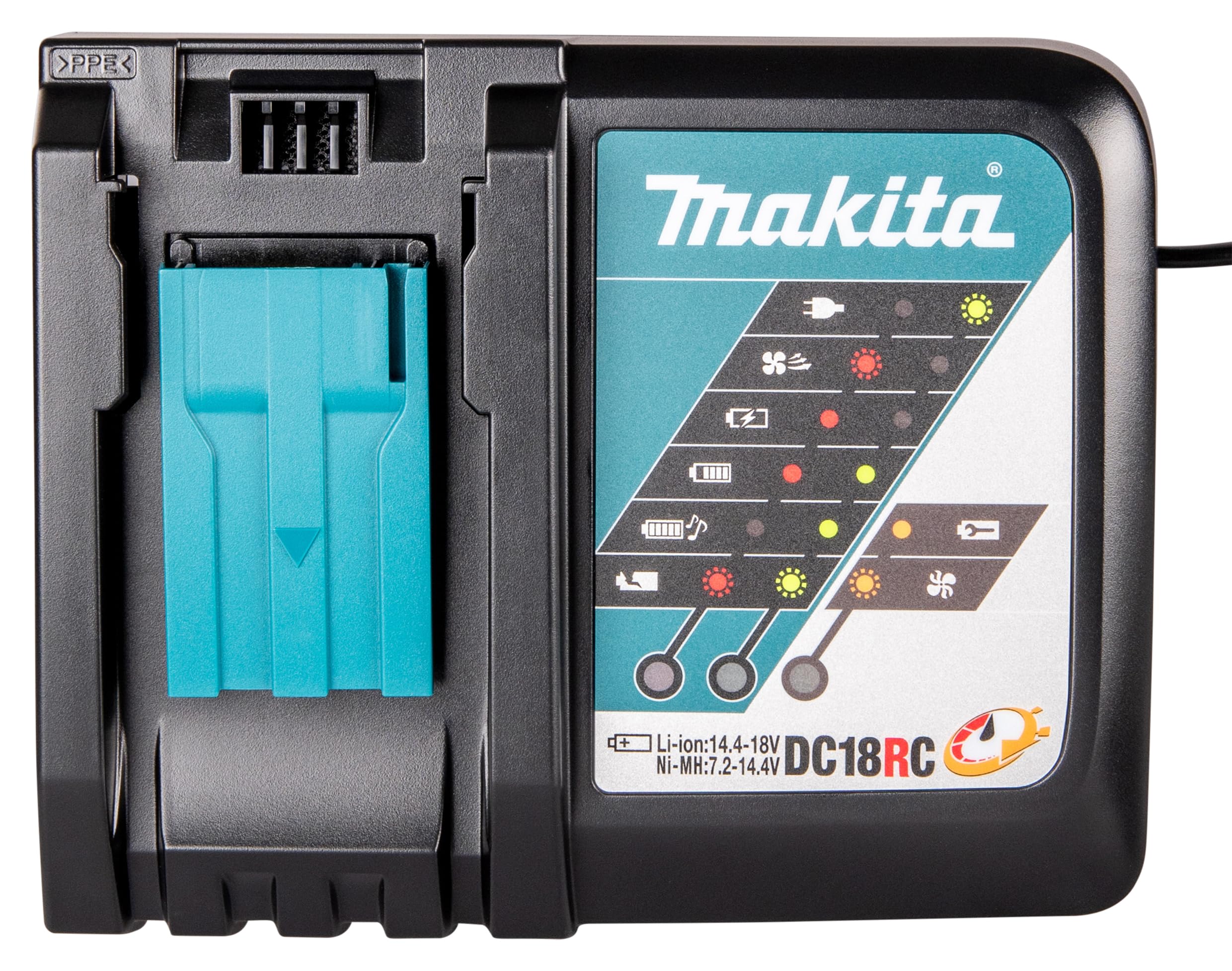 Makita Power Source Kit (2x Werkzeugakku mit Ladestation, Ersatzakkus für Elektrowerkzeuge von Makita) 197570-9
