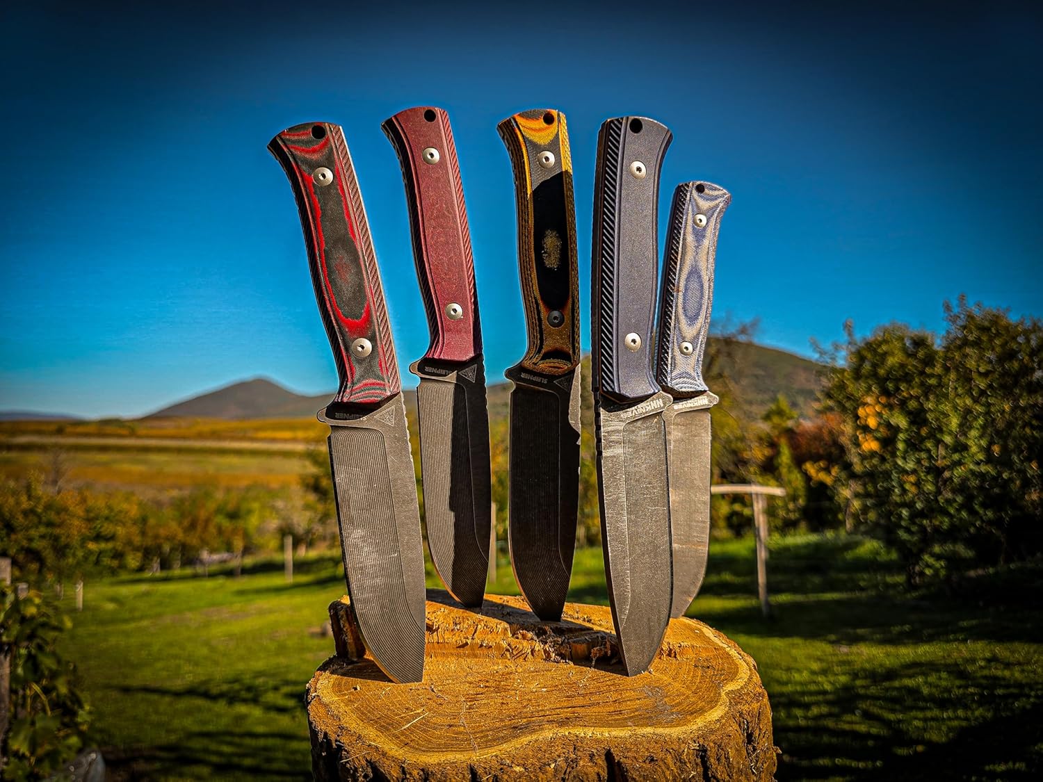 Adventurer II Outdoor Knife 10-inch Full Tang, Sleipner Steel Blade, Drop Point Design by NN Knives - With a KYDEX Sheath Included