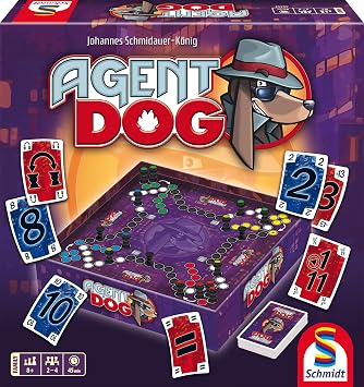 Schmidt Spiele 49454 Agent Dog, Den letzten beissen die Hunde, Familienspiel ab 8 Jahren | Den letzten beissen die Hunde