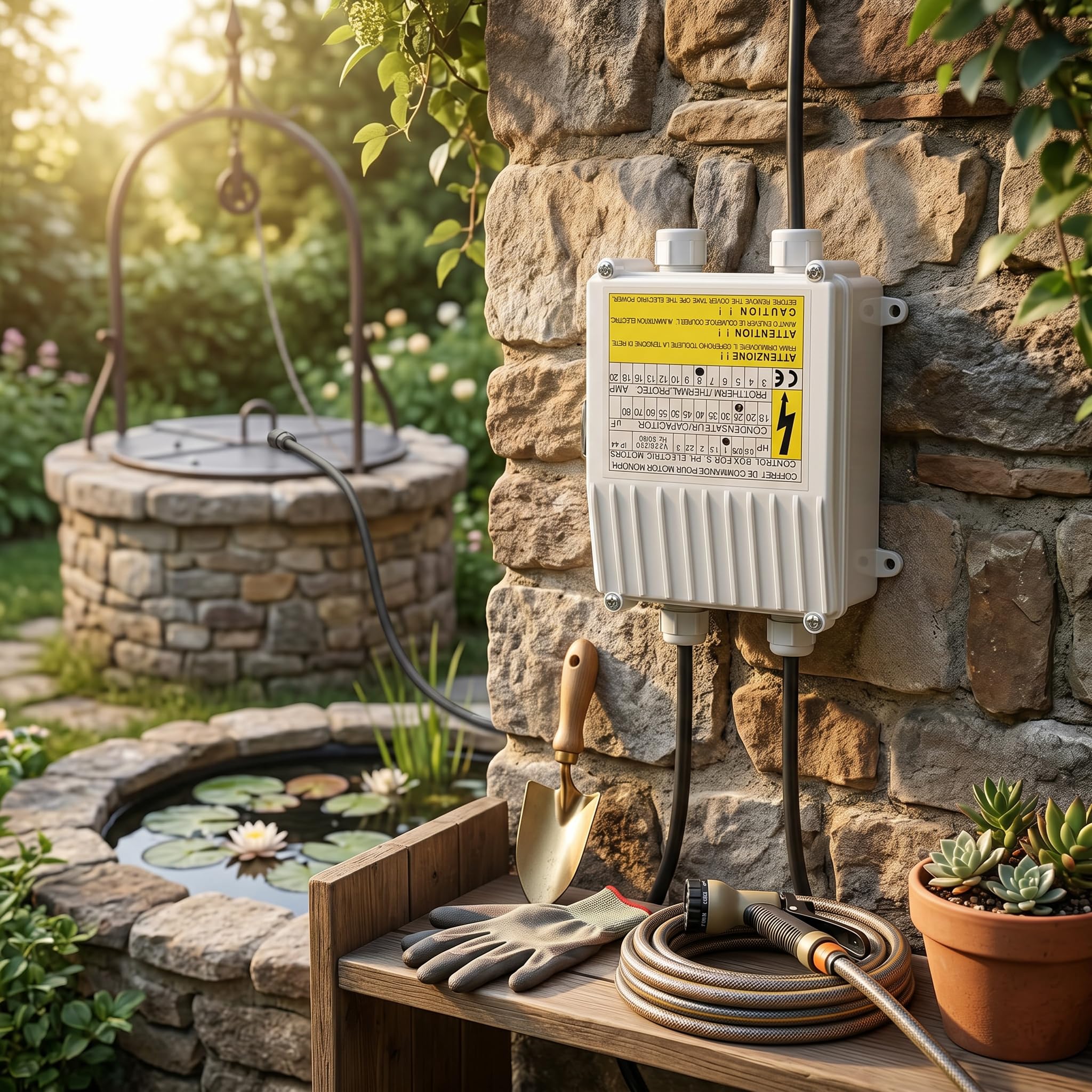 Scatola Controllo Pompa Pozzo Profondo Sommergibile 750W, 220V