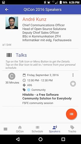 QtCon 2016 Conference App