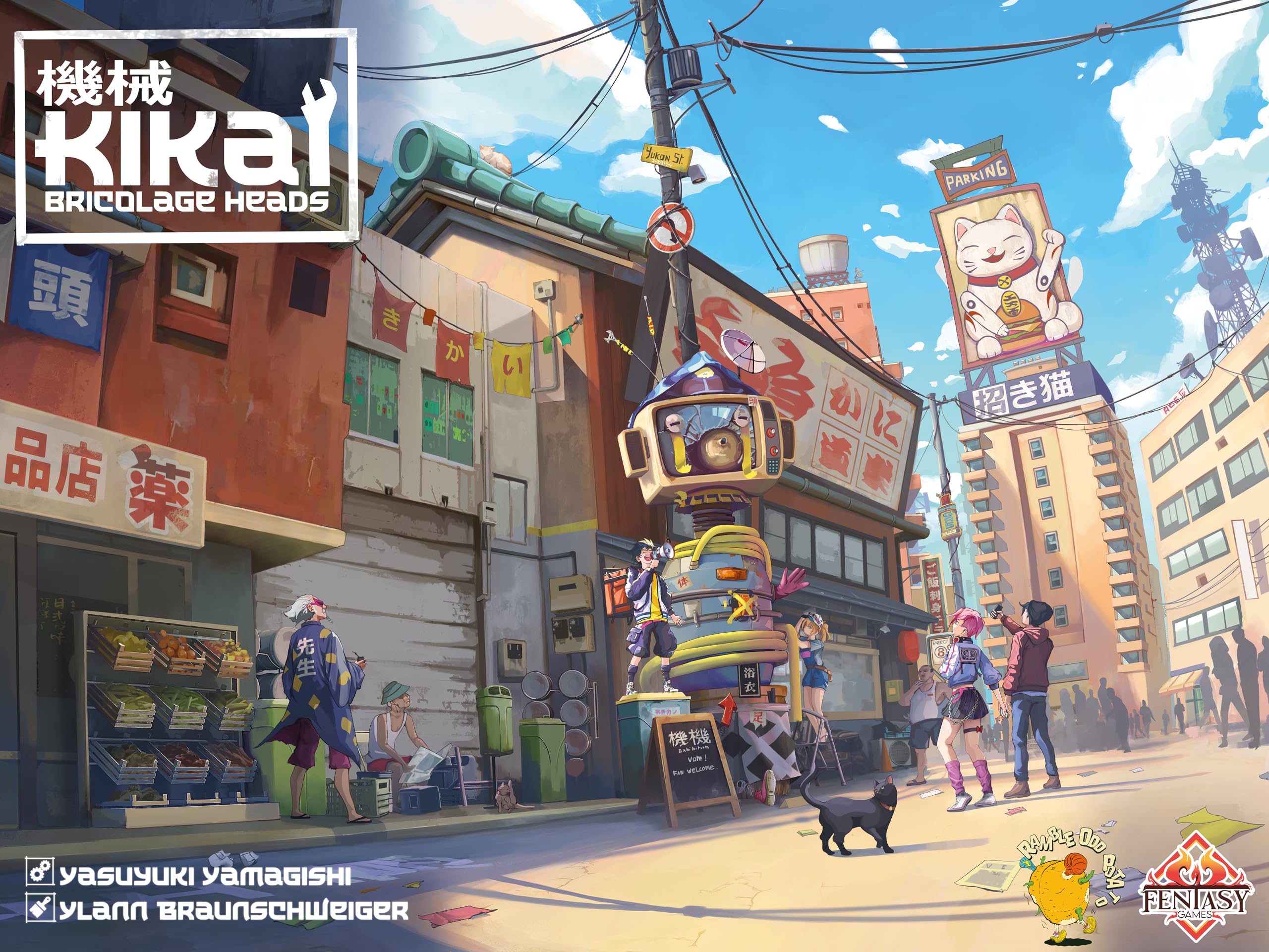 Asmodee - FENTasy Games - KIKAI - Jeu de Société Expert