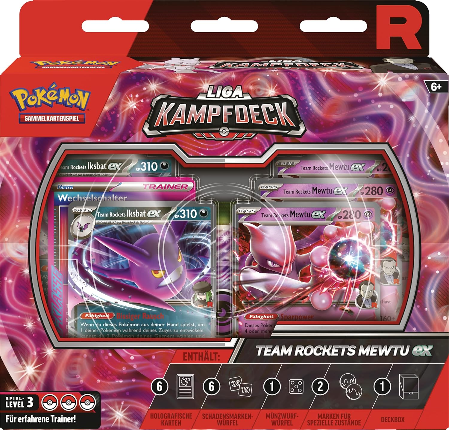 Pokémon PKM League Battle Deck Rockets Mewtu