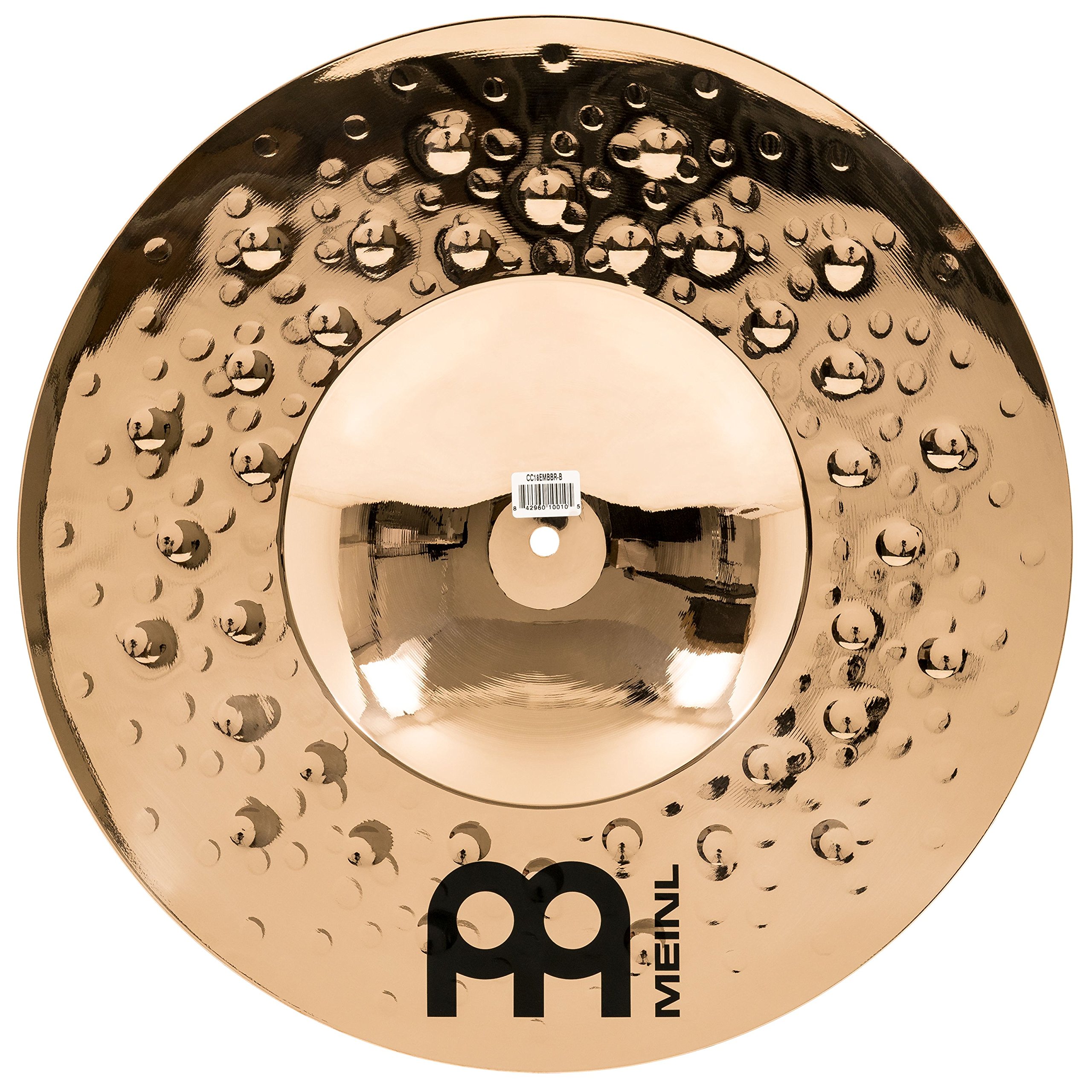 Meinl Cymbals Classics Custom Extreme Metal Piatto Big Bell Ride 18 pollici (45,72cm) per Batteria - Bronzo B12, Finitura Brillante, Prodotto in Germania (CC18EMBBR-B)