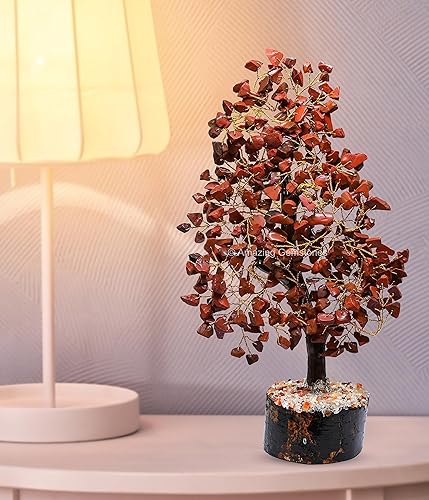 Vista 101 de Árbol de la vida de cristal curativo natural de piedra lunar blanca, Feng Shui, árbol de la vida de la fortuna para decoración del hogar