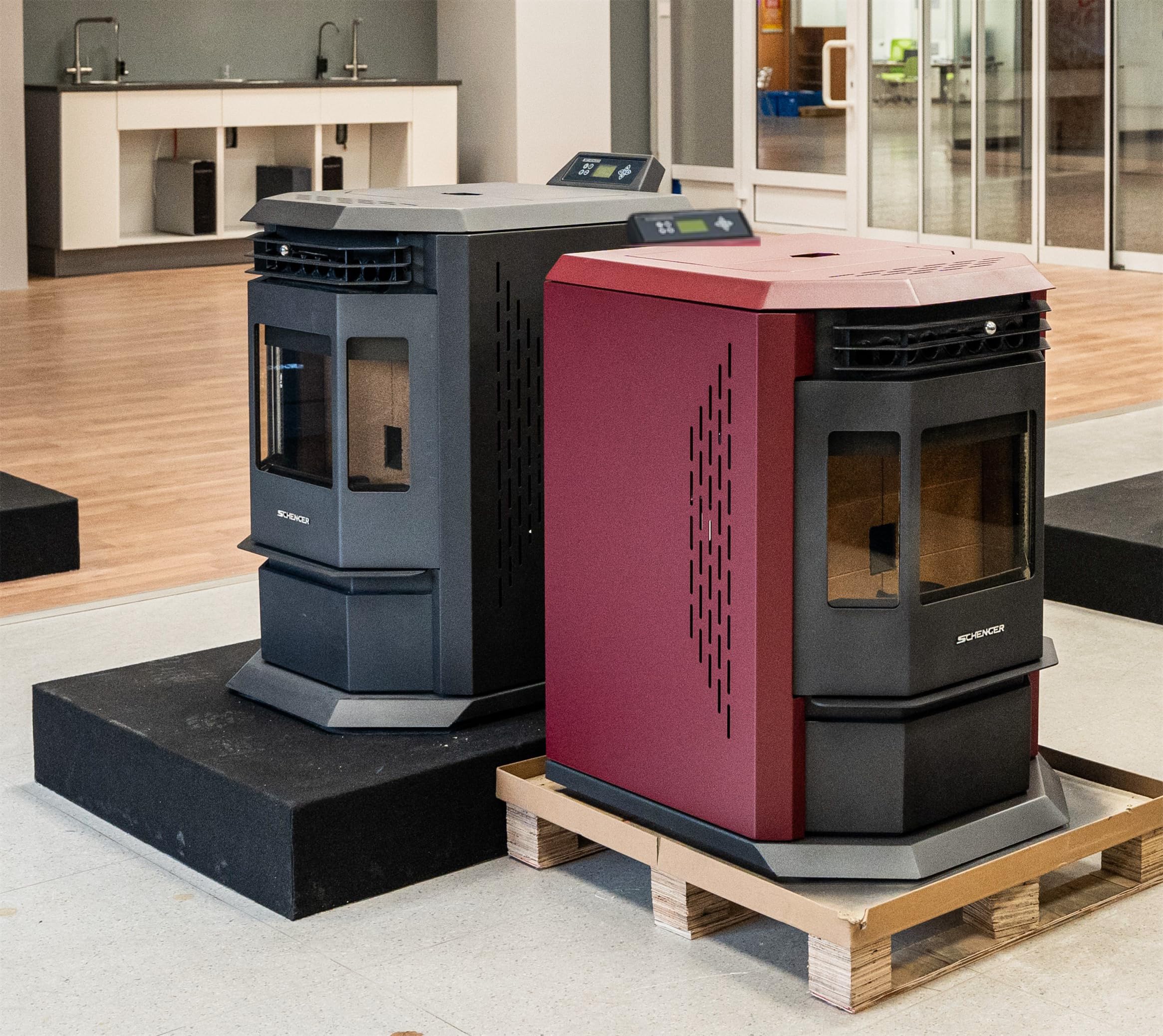 Pelletofen HLP3602 Schwarz