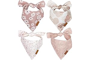 Remy+Roo Large Spring Dog Bandana 4 Pack