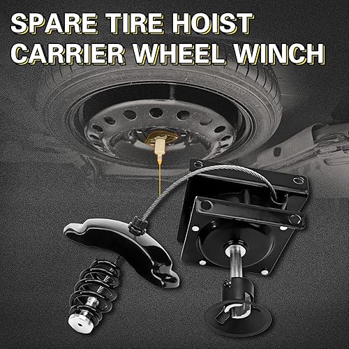 Miniatura 5 de 924-529 - Soporte de soporte de cabrestante de neumático de repuesto para Tundra 2000 2001 2002 2003 2004 2005 2006 | Reemplaza a SK924529;