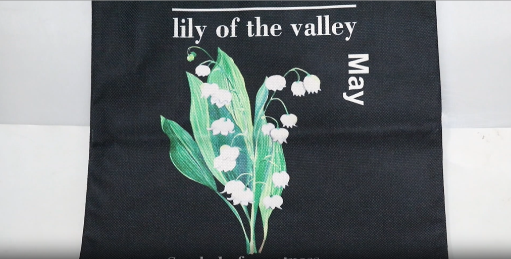Bolso tipo tote PWHAOO May Lily, símbolo de la alegría y la buena suerte, regalo para amantes del lirio miniatura 7