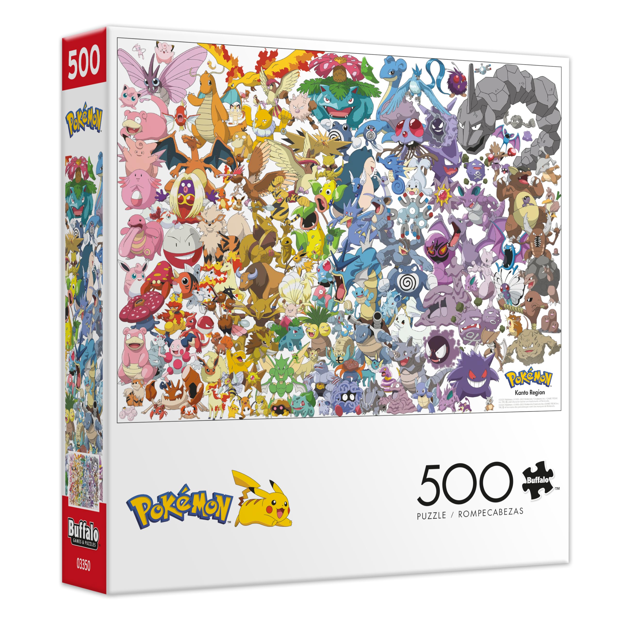 Buy Buffalo Games – Pokemon: Kanto 151 500 Piece Jigsaw Puzzle