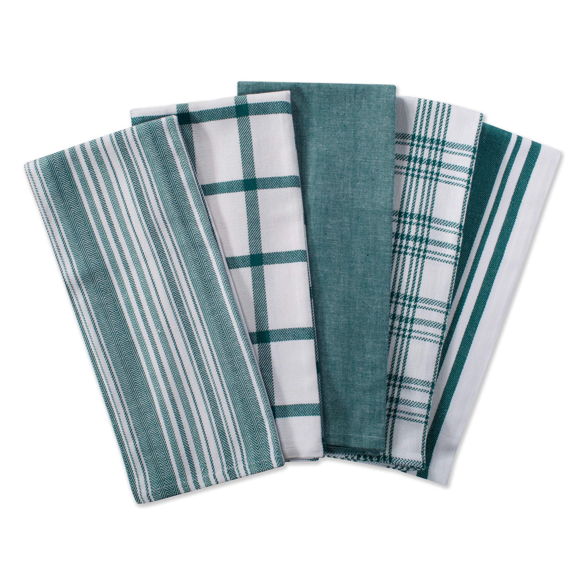 DII Assorted Woven, Cotton, Teal, 18x28, 18x28" - Image 2