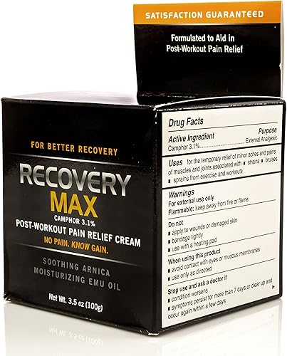 Miniatura 4 de RecoveryMax  Crema para después del entrenamiento  Para uso en el programa de entrenamiento físico para acelerar la recuperación muscular  Reducir