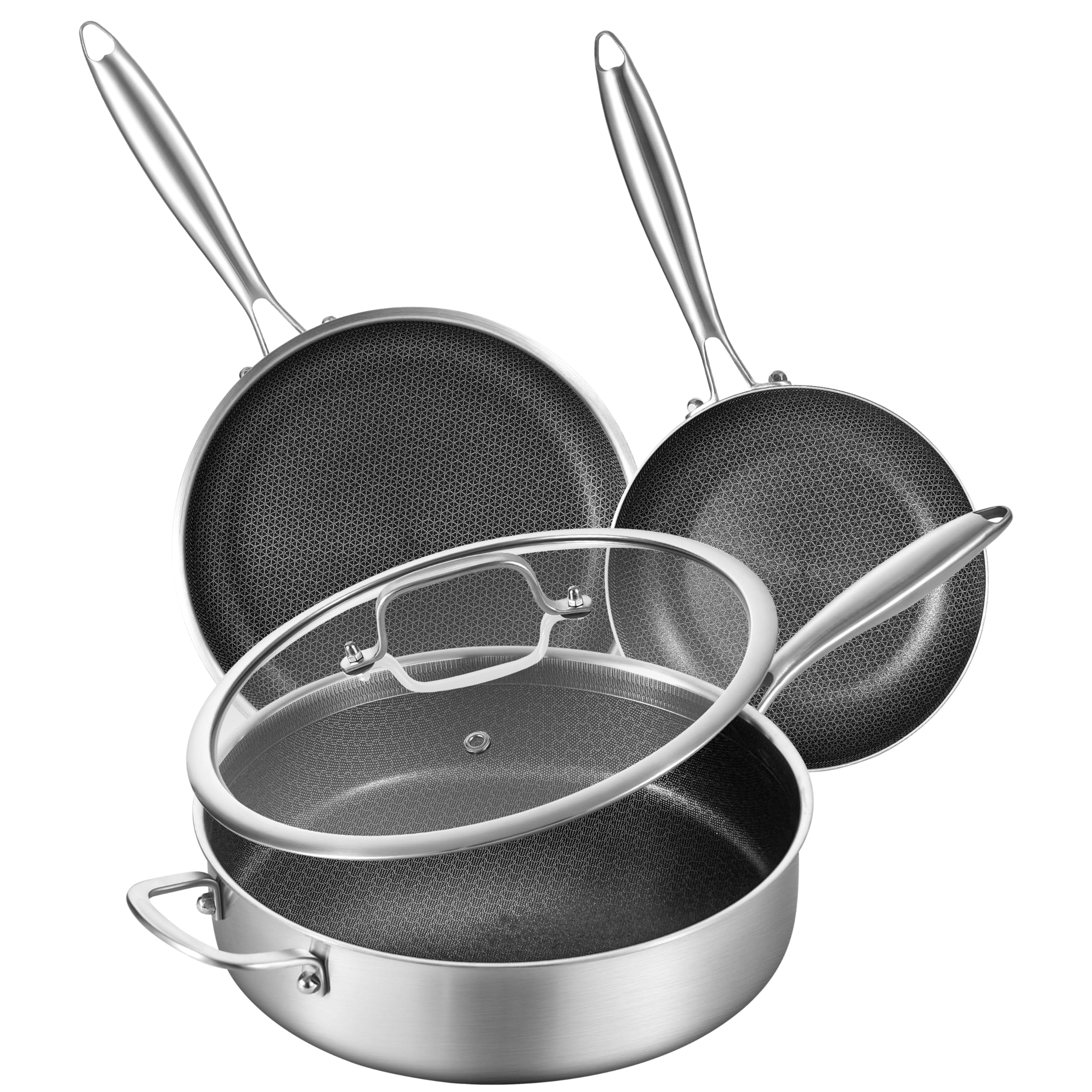 LOLYKITCH 6 QT Sauté Pan Set