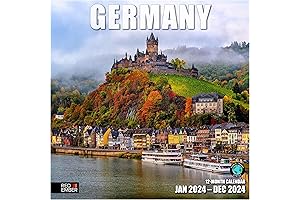 Germany Red Ember Wall Calendar 2023