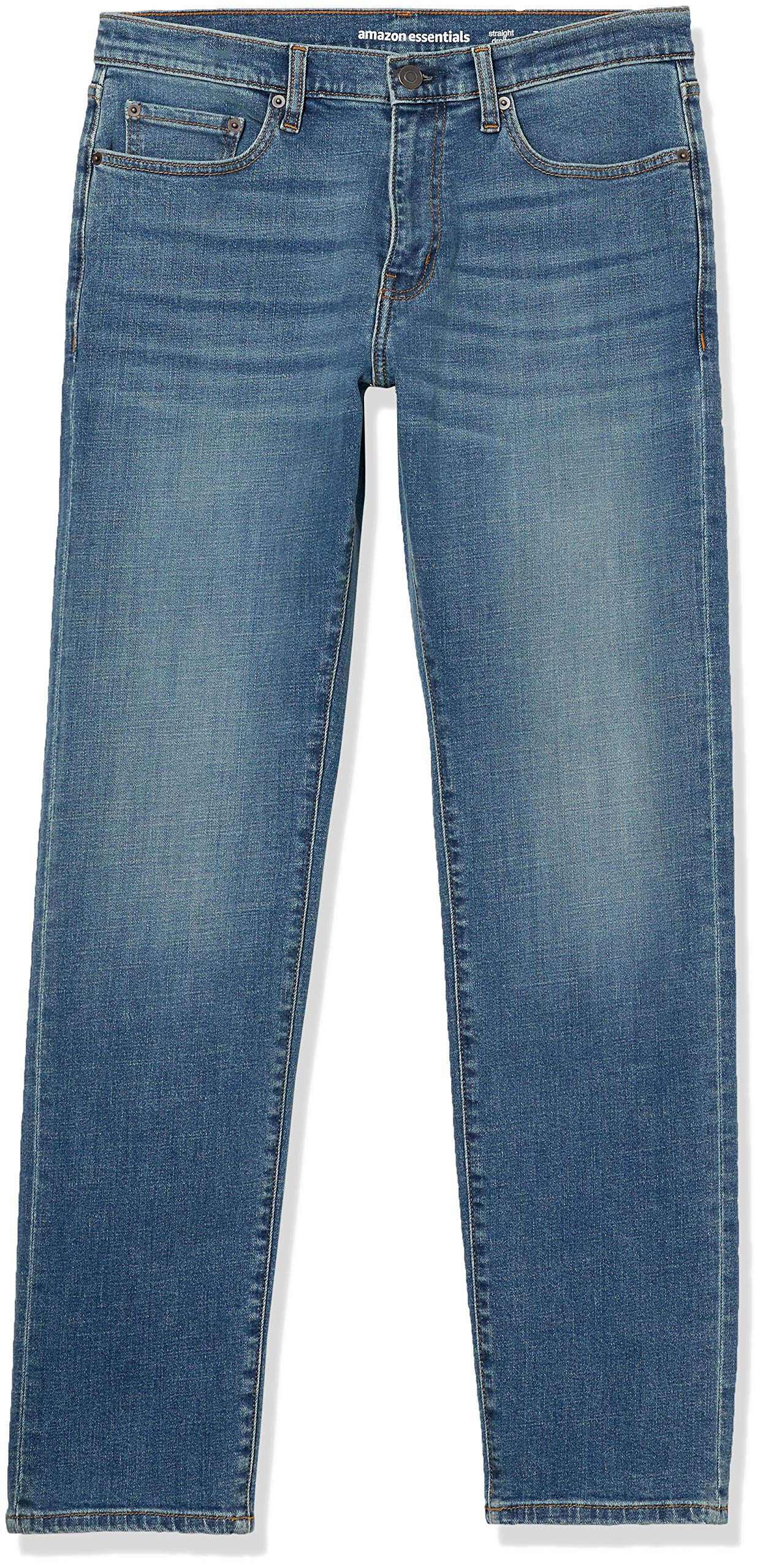 Amazon Essentials Jeans Elasticizzati con Taglio Dritto - colori fuori produzione Uomo
