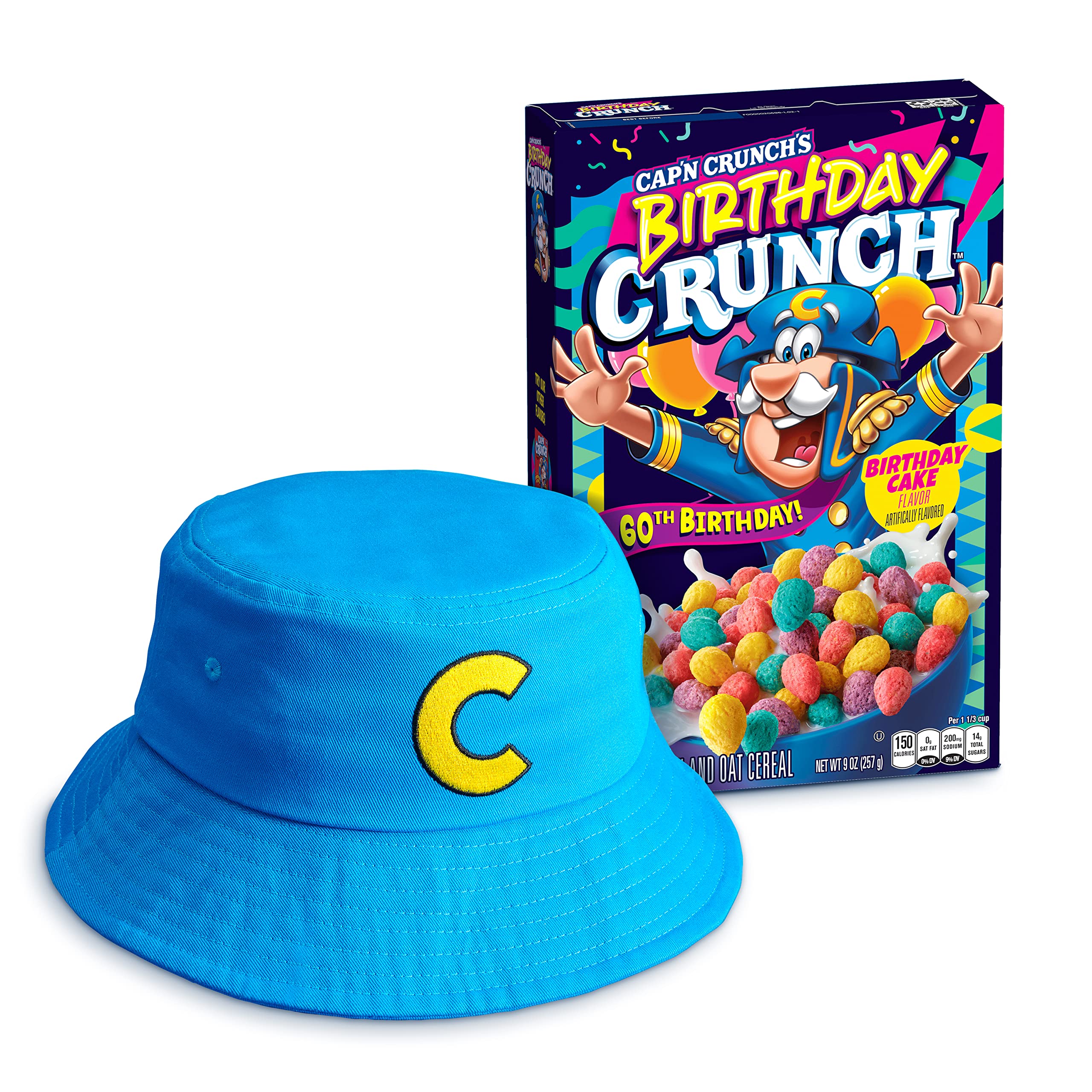 Cap’n Crunch Limited Edition 60th Birthday Bucket Hat Bundle