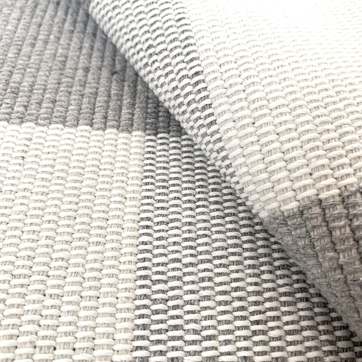 LEVINIS Farmhouse Grey Buffalo Plaid Rugs Outdoor Doormats- Cotton Washable Buffalo Check Doormats for Kitchen,Front Porch,Bathroom,Laundry Room,Entry Way, 23.6'' x 51.2''