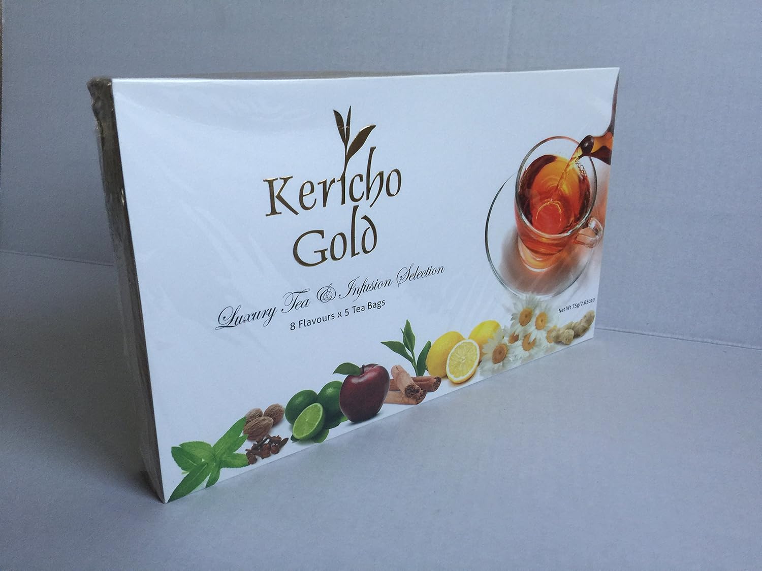 Kericho Gold luxury tea & infusion selection 8 flavours x