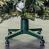 Vista 1 de Blissun Soporte de árbol de Navidad para árboles de Navidad artificiales, soporte para árbol de Navidad artificial con ruedas móviles, soporte