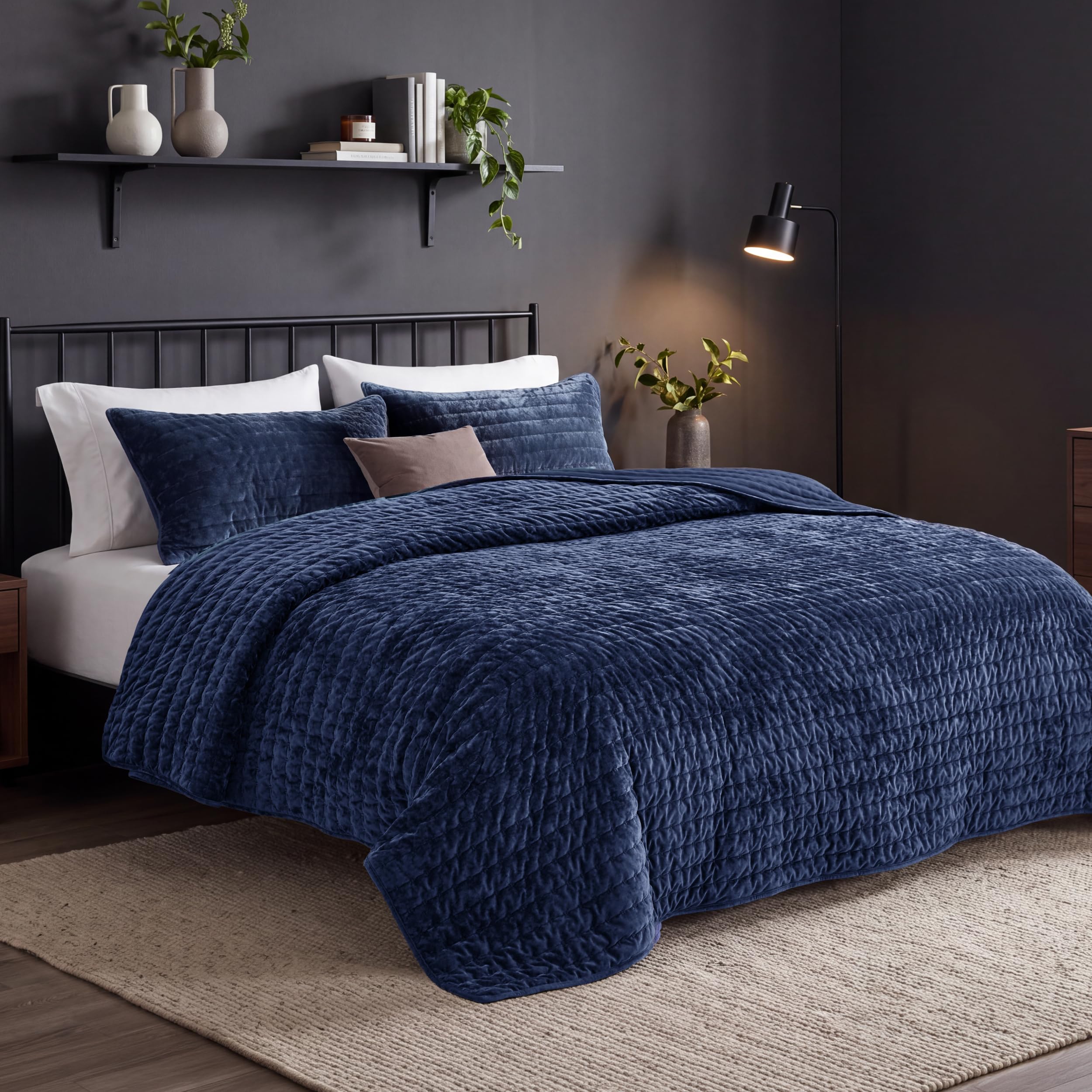 Bedsure Velvet Comforter Queen - Brown Luxury -12 Bedsure Velvet Comforter Queen - Brown Luxury -12