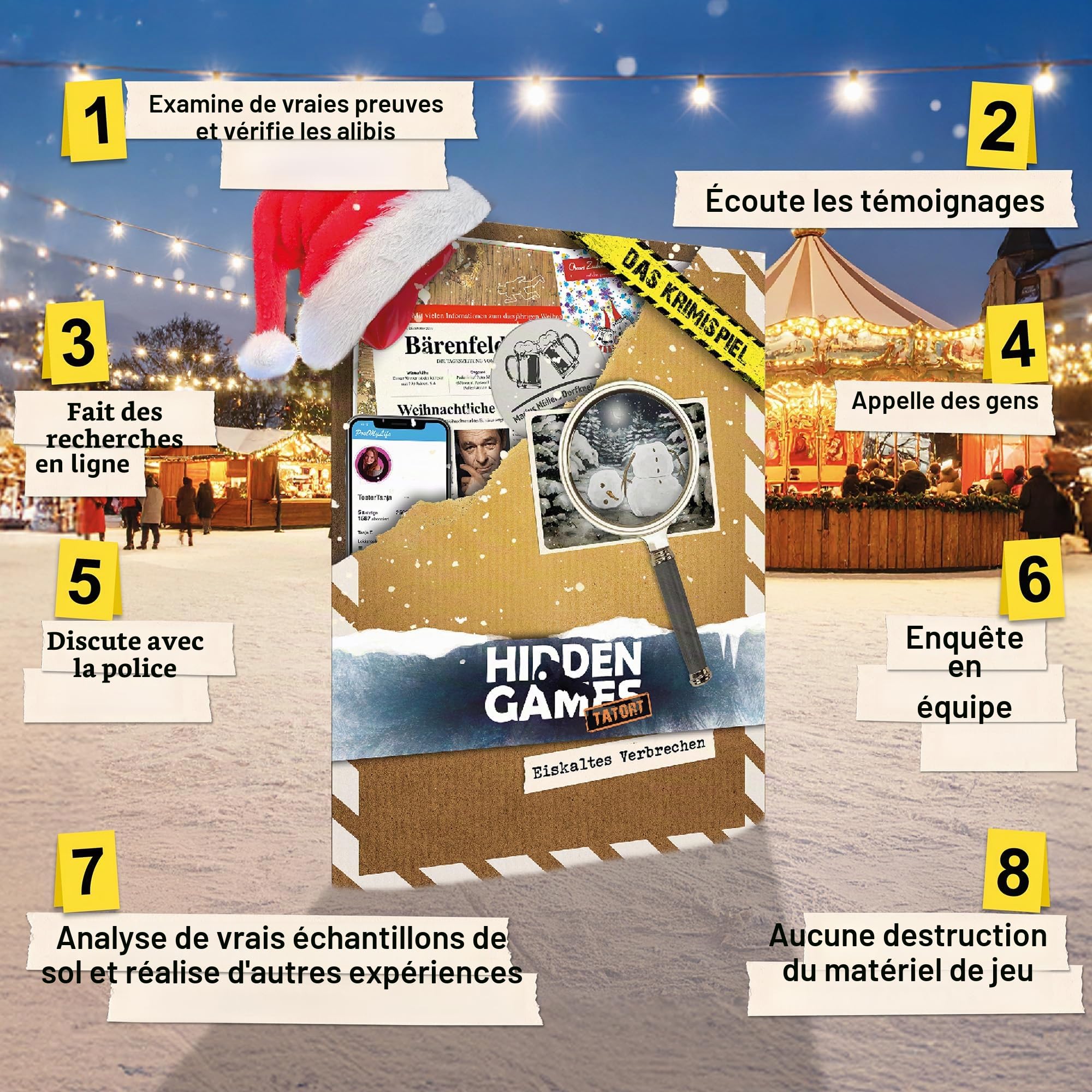 Hidden Games - Jeu de scène de Crime - Crime Glacial