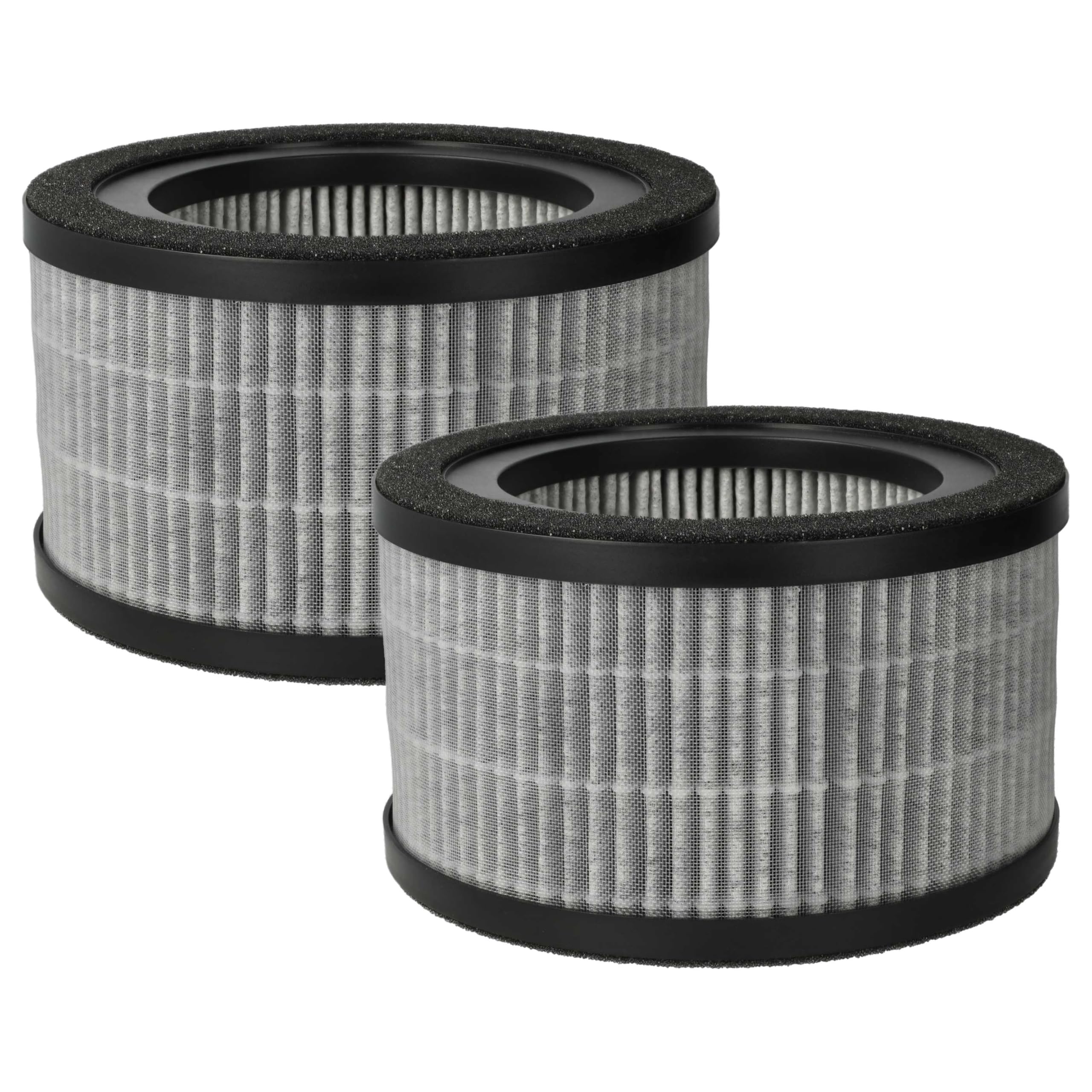 vhbw 2x filtro aria compatibile con Beurer LR 220 purificatore d'aria - filtro combinato prefiltro + HEPA + carbone attivo