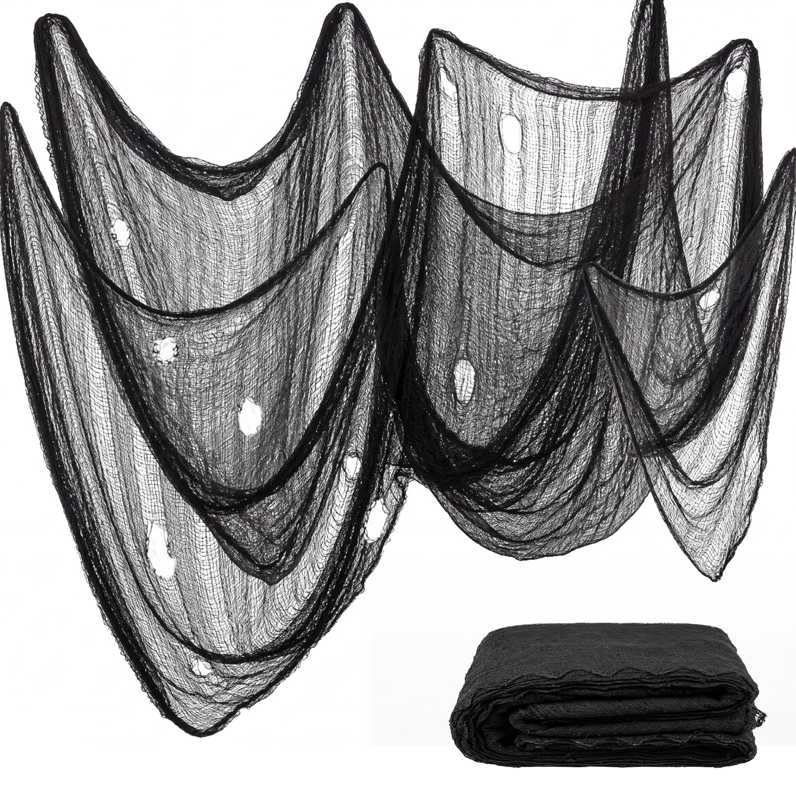 Halloween Creepy Cloth, Halloween Decorations Spooky Gauze Fabric 1.2 * 6m